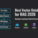 Best vector database for RAG 2026 architect's guide showing metadata filtering hybrid search and multi-tenant isolation for production RAG deployments
