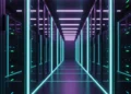 A secure, private server rack representing a self-hosted enterprise AI infrastructure that guarantees data sovereignty.